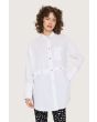 Core cotton oversized shirt