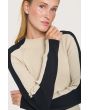 Saku two-tone blouse
