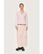 Fukkura poplin long skirt