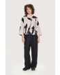 Shadow blossom short jacket