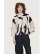 Shadow blossom short jacket
