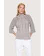 Kareshi cable-knit blouse