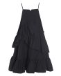 Paper poplin strap dress