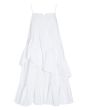 Paper poplin strap dress
