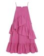 Paper poplin strap dress