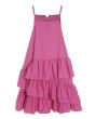 Paper poplin strap dress
