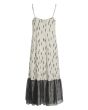 Summer rain & dahlias FSC strap dress