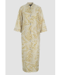 Peony & waves dress with buttons