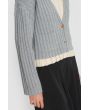 Gamine knit short cardigan