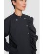 Core cotton flounce shirt