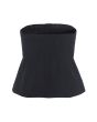Lux stretch corsage top