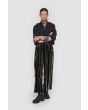 Velvet stripe pants