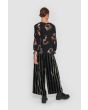 Velvet stripe pants