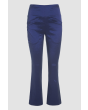 Changeant stretch pants with flare