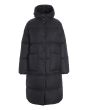 Feather down coat with hood