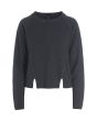 Wakasu wool blend blouse