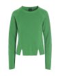 Wakasu wool blend blouse
