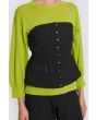 Lux stretch corsage top