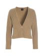 Gamine knit short cardigan