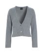 Gamine knit short cardigan