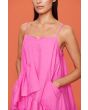 Paper poplin strap dress