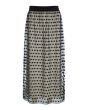 Embroidery mesh skirt