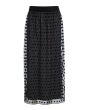 Embroidery mesh skirt