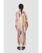 Soft colour block FSC shirt dress