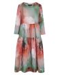 Colour dream & domino FSC long dress