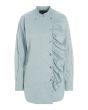 Core cotton flounce shirt