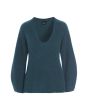 Dandelion knit blouse with v-neck