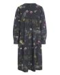 Nightlights dress with pleats