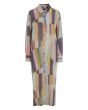 Soft colour block FSC shirt dress