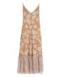 Summer rain & dahlias FSC strap dress