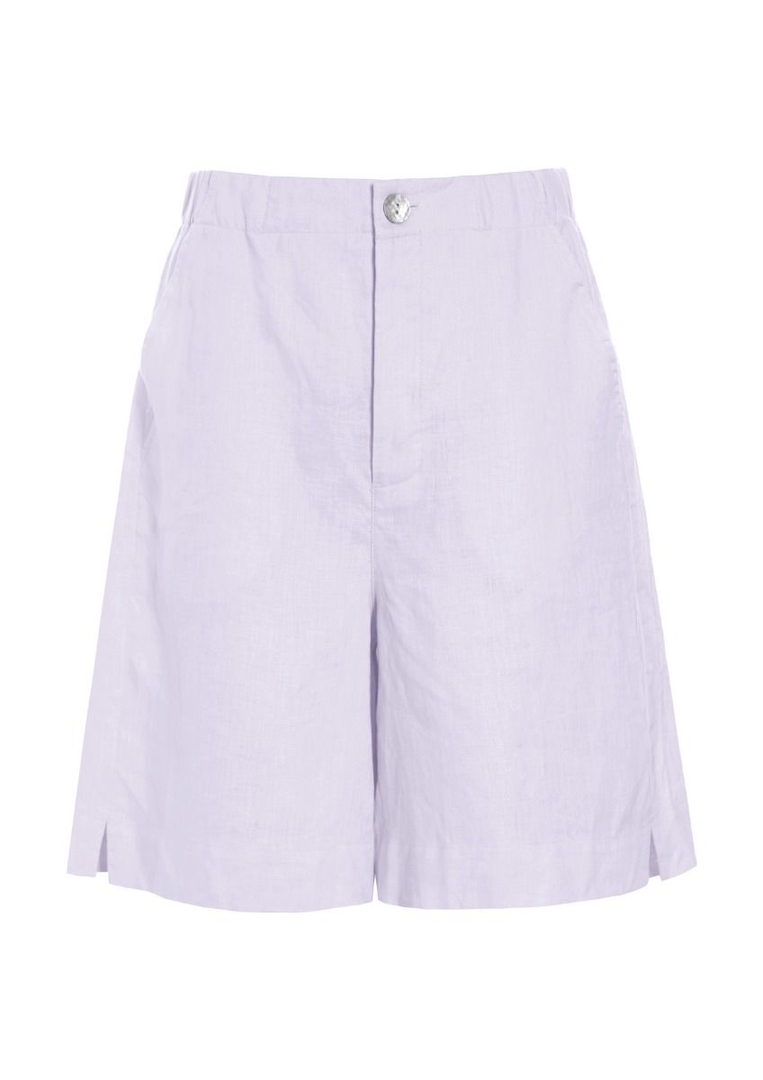 Airy linen shorts