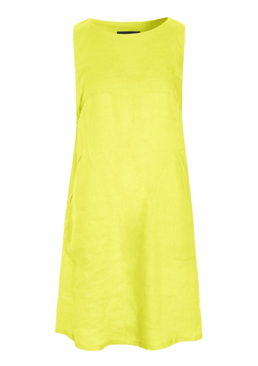 Airy linen sleeveless dress