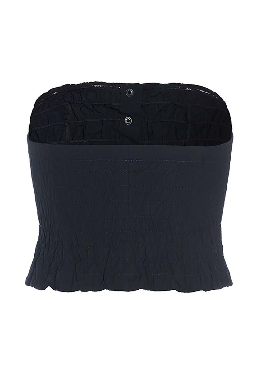 Fukkura poplin corsage top