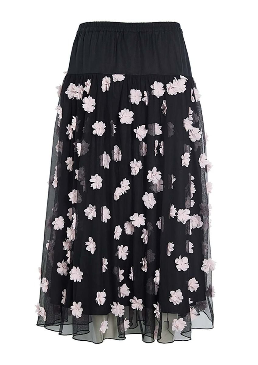 Blossom mesh nederdel
