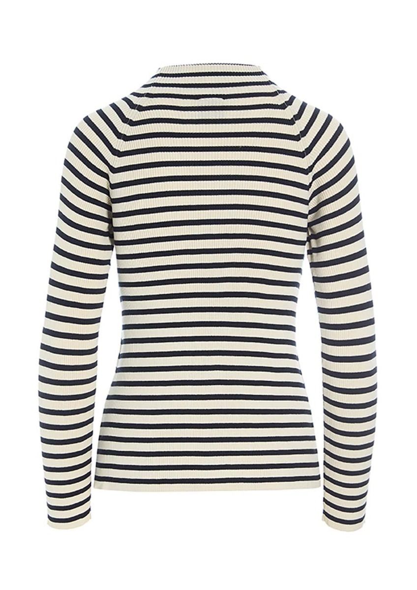 Bloom rib-knit blouse