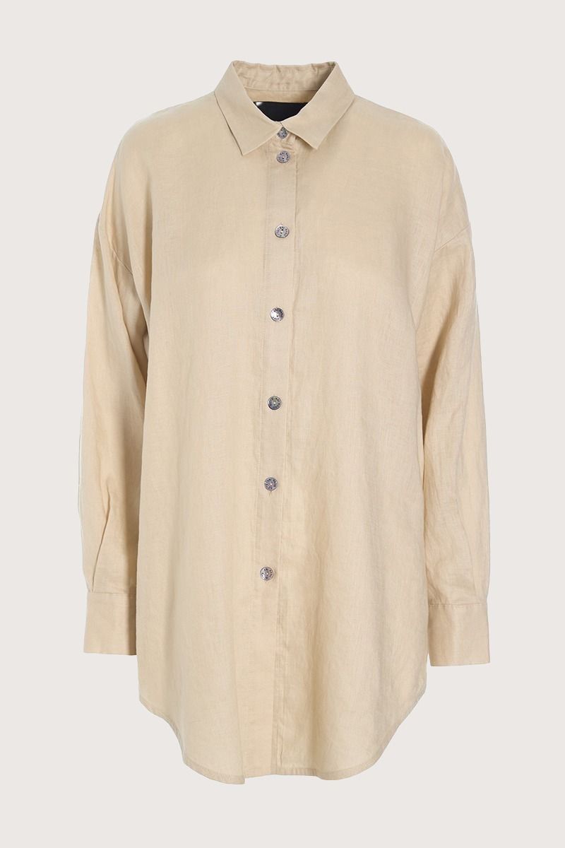 Airy linen skjorte