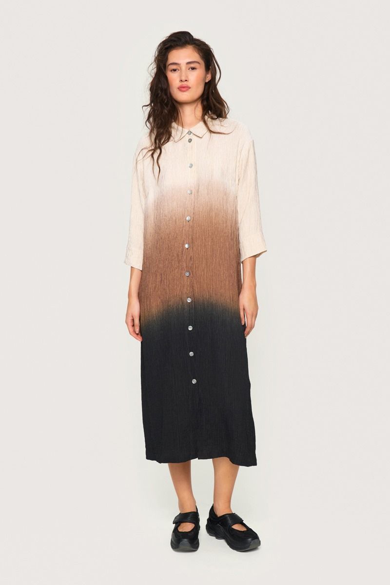 Summer dip dye shirt dress