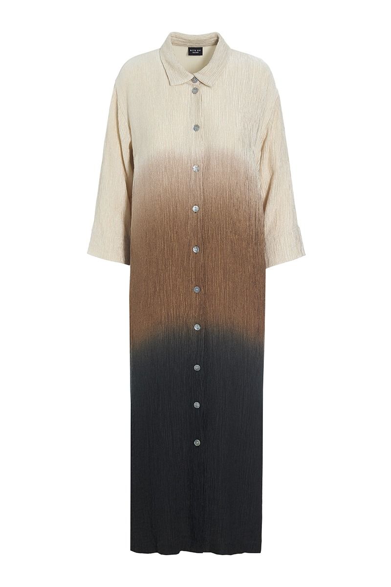 Summer dip dye shirt dress