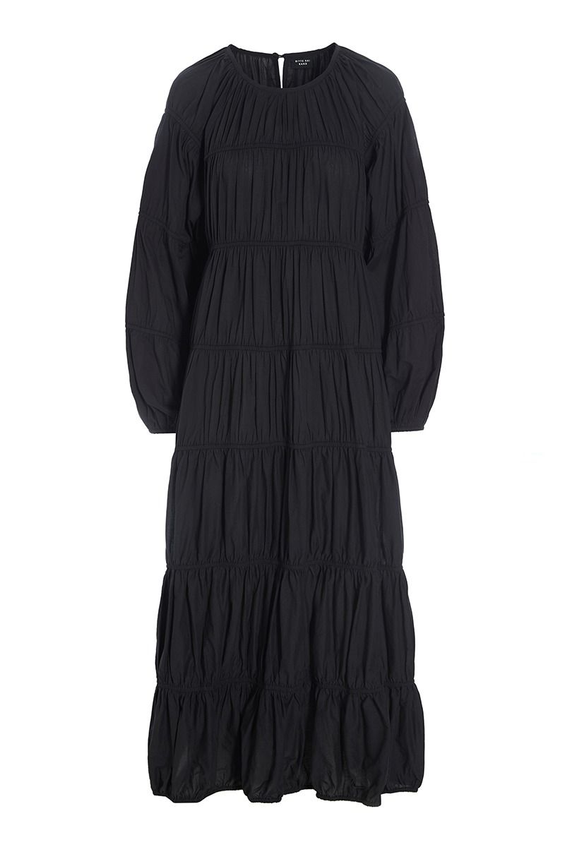Vellum voile long dress