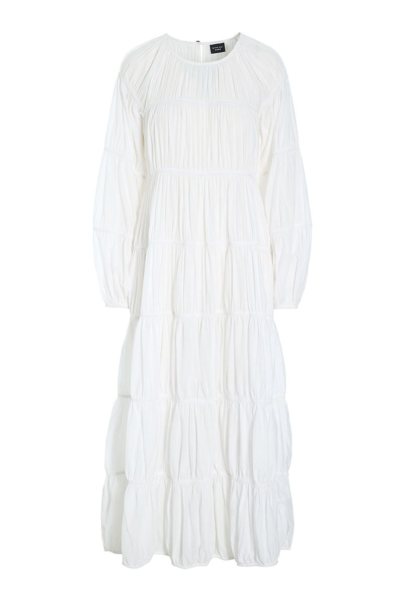 Vellum voile long dress