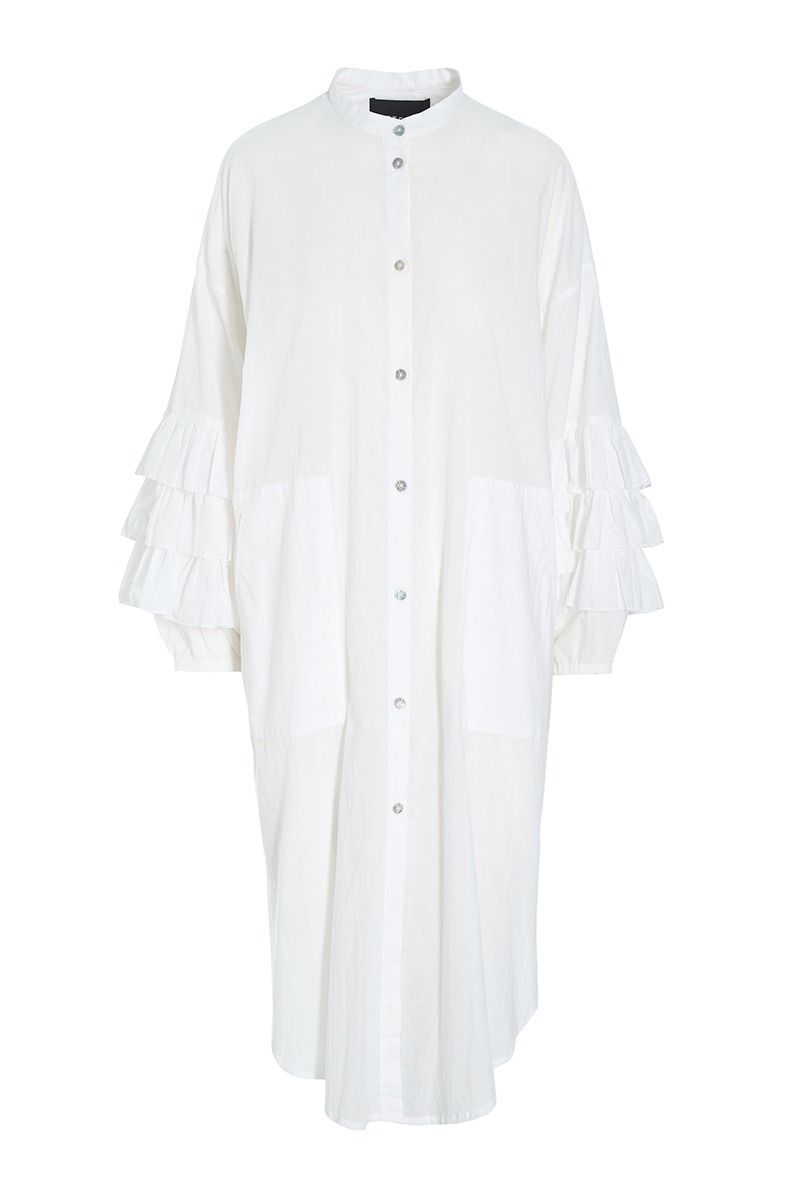 Vellum voile shirt tunic