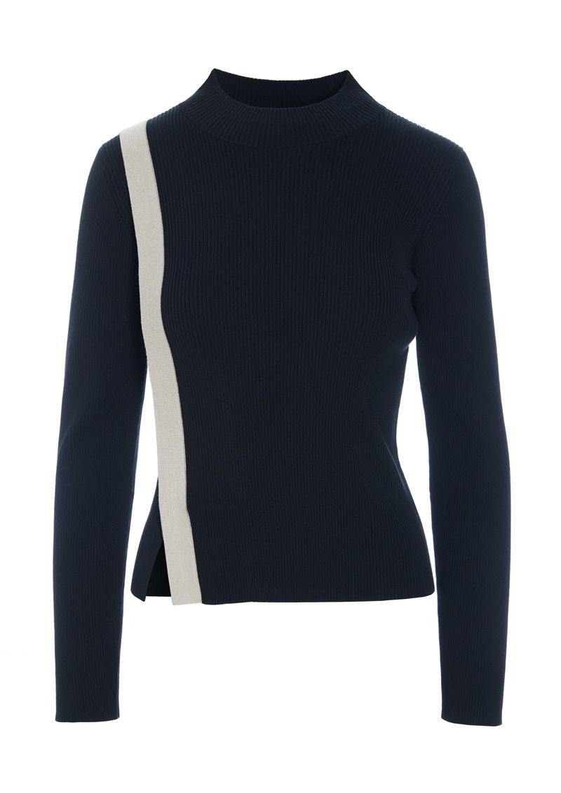 Saku bluse med slids