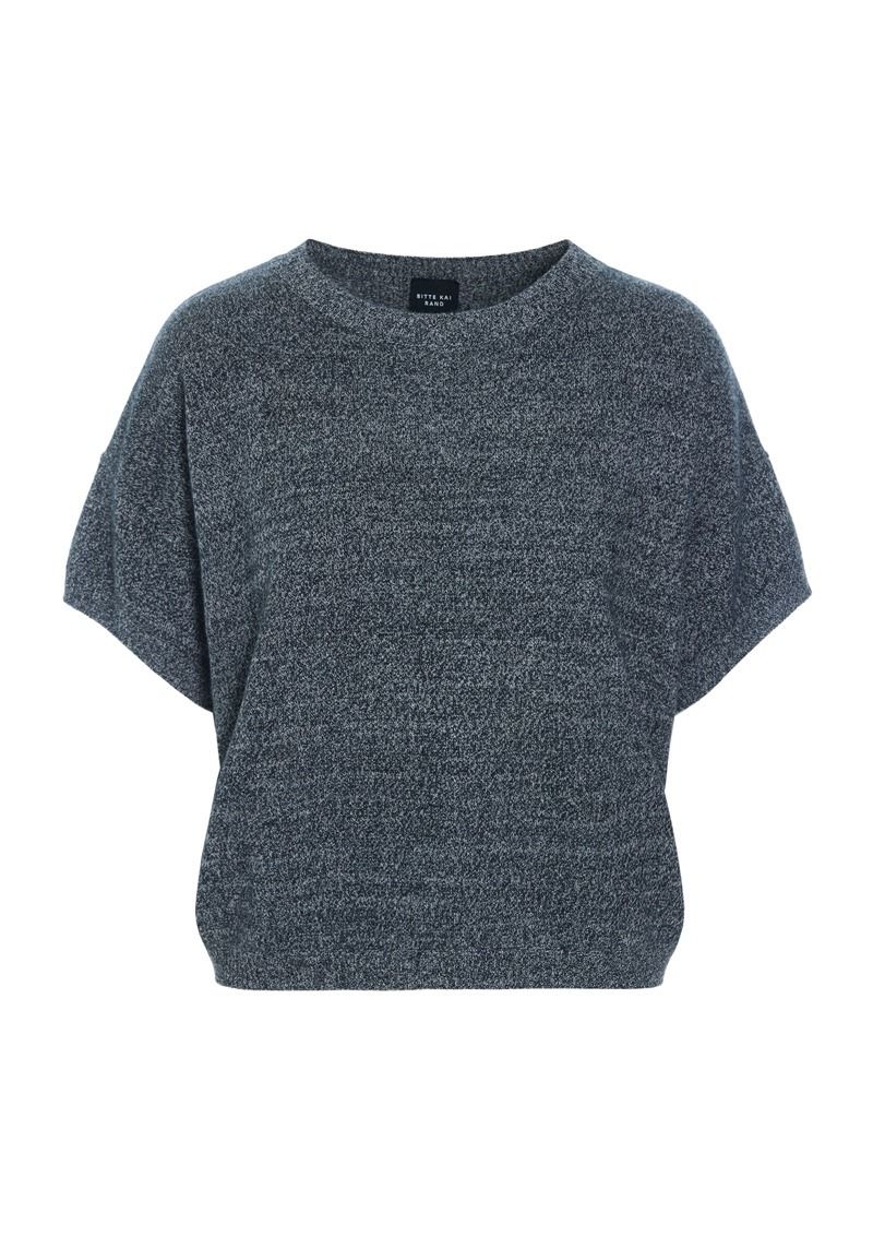 Cloud cashmere kortærmet bluse