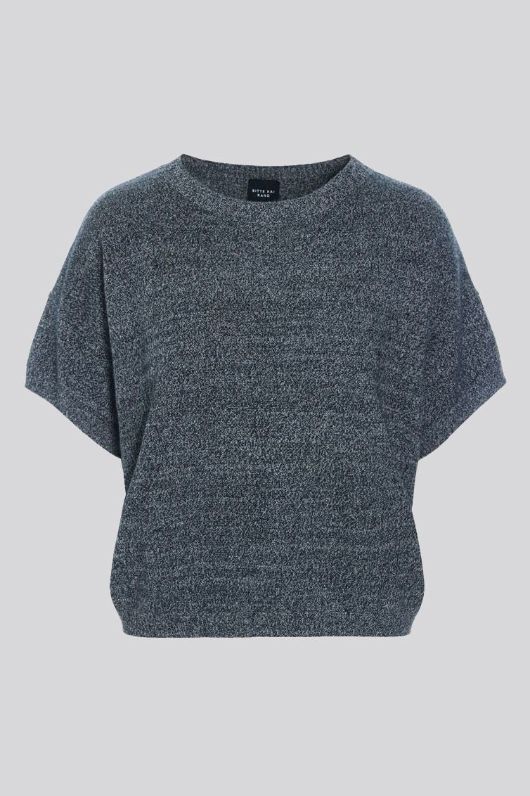 Cloud cashmere kortærmet bluse