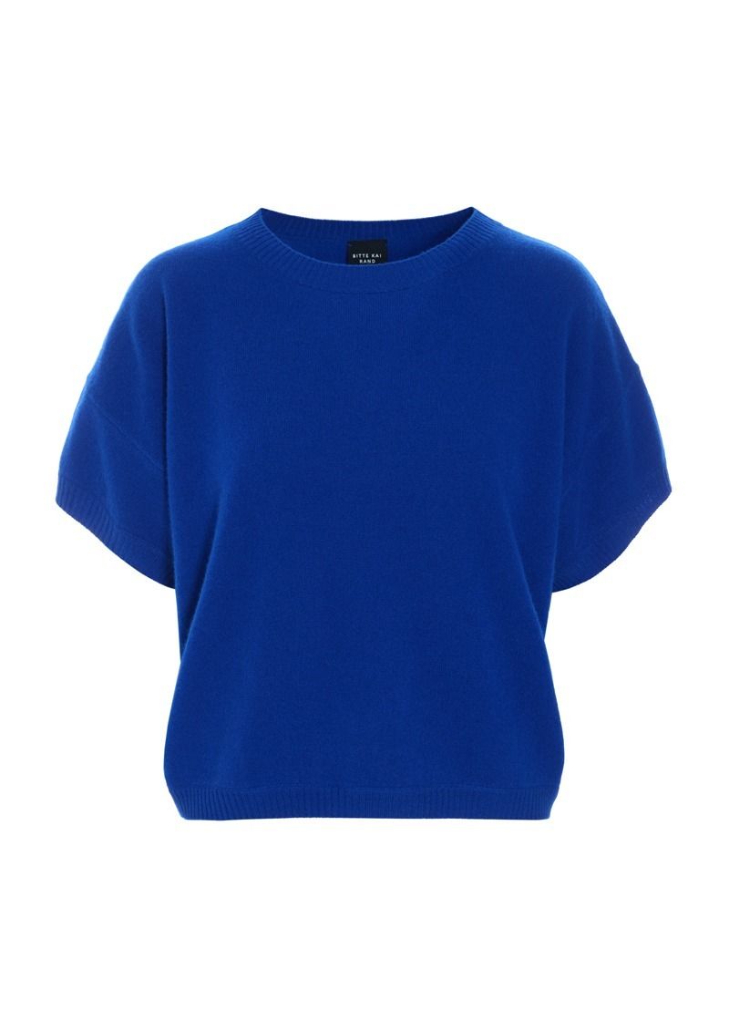 Cloud cashmere kortærmet bluse