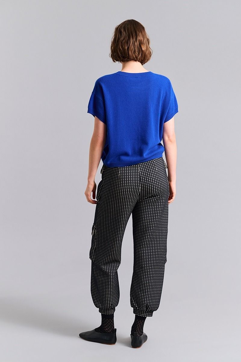 Cloud cashmere kortærmet bluse
